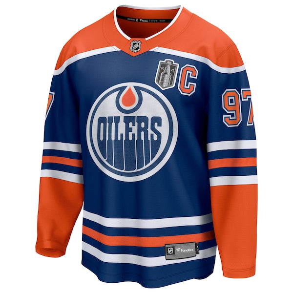 Connor McDavid Edmonton Oilers 2025 Stanley Cup Final Home Breakaway Jersey - Royal - Image 2