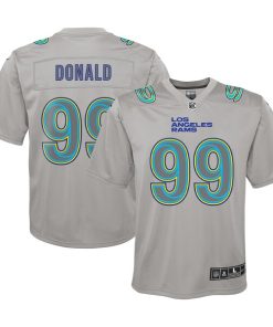 Aaron Donald Los Angeles Rams Nike Youth Atmosphere Game Jersey - Gray