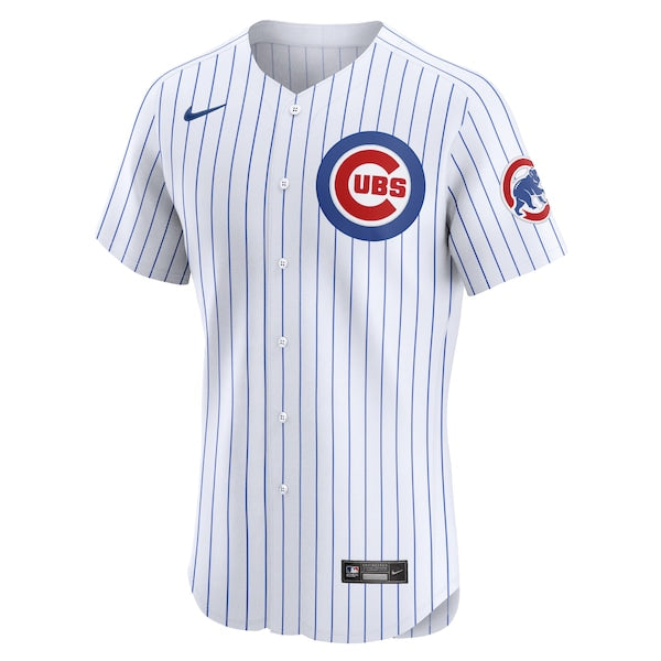 Pete Crow-Armstrong Chicago Cubs Nike Home Elite Player Jersey - White - Image 2
