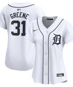 Riley Greene Detroit Tigers Nike Women's Home Limited Player Jersey - White