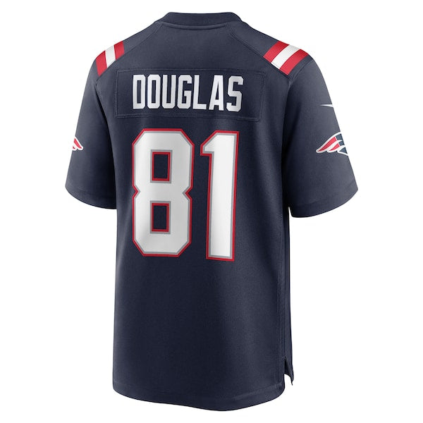 Demario Douglas New England Patriots Nike Game Jersey - Navy - Image 3