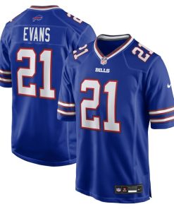 Alternative view of Darrynton Evans Buffalo Bills Nike Team Game Jersey -  Royal