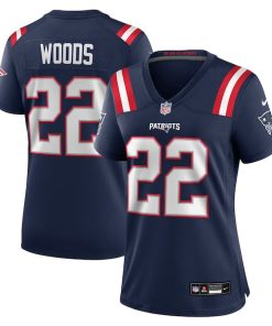 Charles Woods New England Patriots Nike Women's Team Game Jersey - Navy