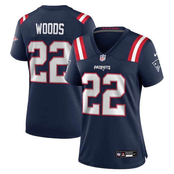 Charles Woods New England Patriots Nike Women's Team Game Jersey - Navy