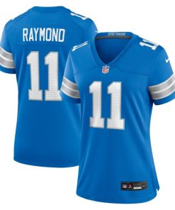 Alternative view of Kalif Raymond Detroit Lions Nike Women's Team Game Jersey -  Blue