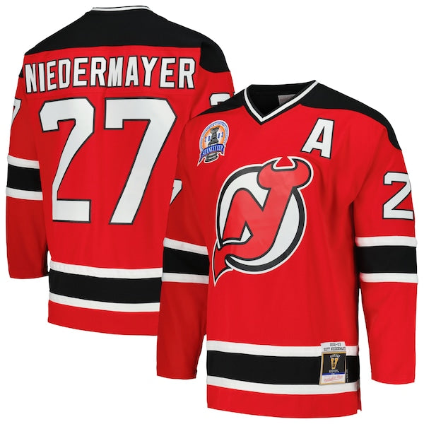 Scott Niedermayer New Jersey Devils 2002/03 Blue Line Player Jersey - Red