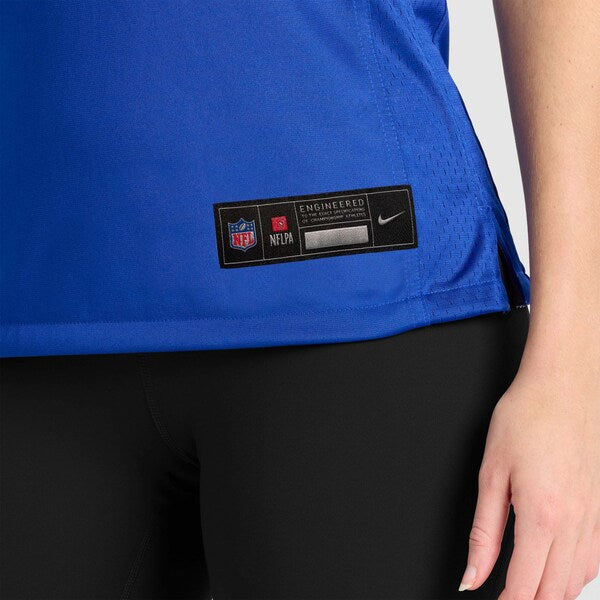 Jackson Hawes Buffalo Bills Nike Women's Team Game Jersey - Royal - Image 10