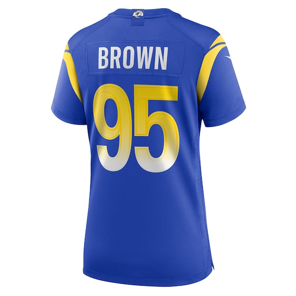 Bobby Brown III Los Angeles Rams Nike Women's Team Game Jersey - Royal - Image 3