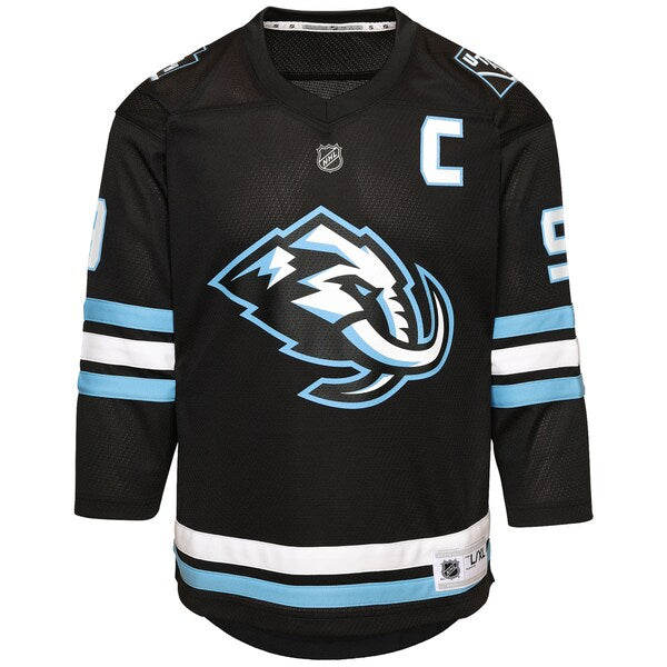 Clayton Keller Utah Mammoth Youth Home Replica Player Jersey - Black - Image 2