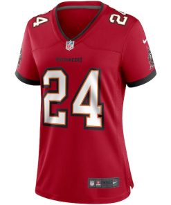 Alternative view of Cadillac Williams Tampa Bay Buccaneers Nike Women's Game Retired Player Jersey - Red