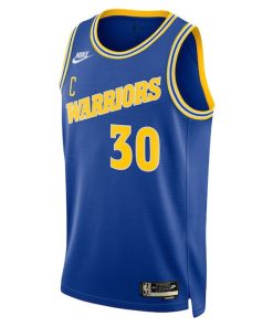 Alternative view of Stephen Curry Golden State Warriors Nike Swingman Jersey - Classic Edition - Blue
