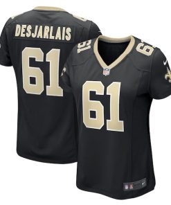 Drew Desjarlais New Orleans Saints Nike Women's Game Player Jersey - Black