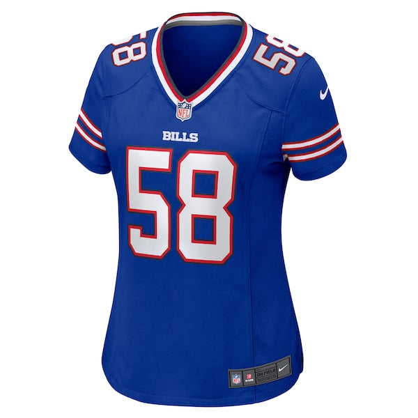 Matt Milano Buffalo Bills Nike Women's Game Jersey - Royal - Image 2
