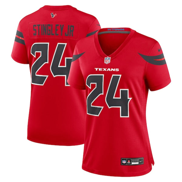 Derek Stingley Jr. Houston Texans Nike Women's Alternate Game Jersey - Red - Image 2
