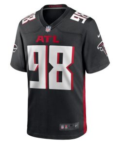 Alternative view of Timmy Horne Atlanta Falcons Nike Game Player Jersey - { Black