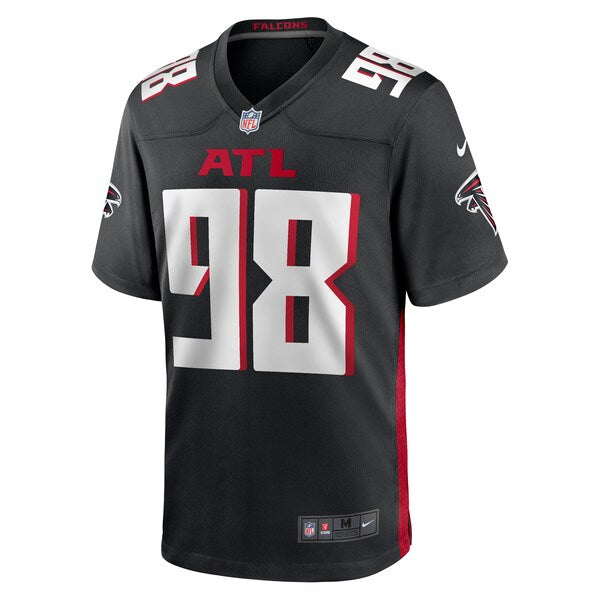 Timmy Horne Atlanta Falcons Nike Game Player Jersey - { Black - Image 2