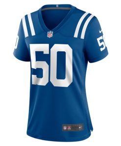 Alternative view of Segun Olubi Indianapolis Colts Nike Women's Game Player Jersey - Royal