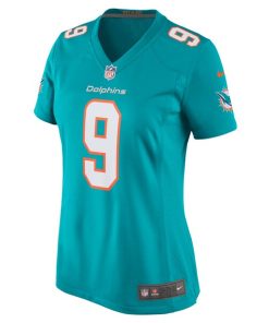 Alternative view of Calvin Jackson Miami Dolphins Nike Women's Home Game Player Jersey - Aqua