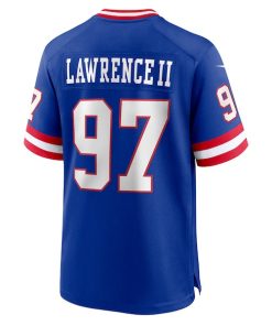 Alternative view of Dexter Lawrence II New York Giants Nike Classic Game Player Jersey - Royal