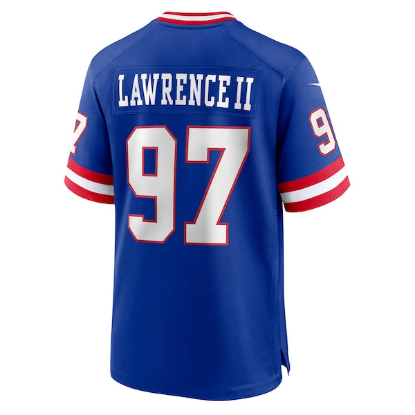 Dexter Lawrence II New York Giants Nike Classic Game Player Jersey - Royal - Image 2