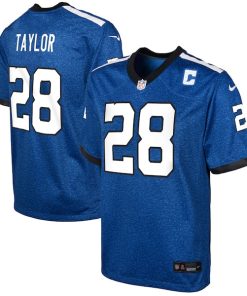 Alternative view of Jonathan Taylor Indianapolis Colts Nike Youth Game Jersey - Blue/Royal