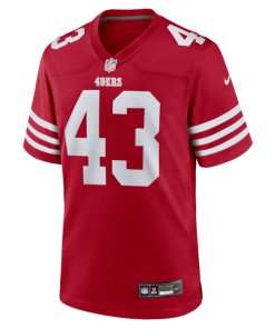 Alternative view of Messiah Swinson San Francisco 49ers Nike Team Game Jersey -  Scarlet
