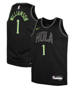 Zion Williamson New Orleans Pelicans Nike Youth 2025/26 City Edition Swingman Jersey - Black