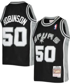David Robinson San Antonio Spurs Youth 1998/99 Hardwood Classics Swingman Jersey - Black