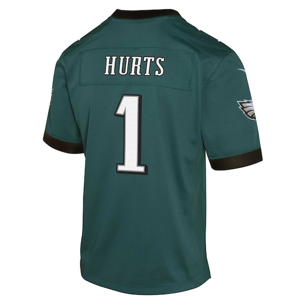 Jalen Hurts Philadelphia Eagles Nike Youth Game Jersey - Midnight Green - Image 4