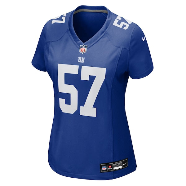 Chauncey Golston New York Giants Nike Women's Team Game Jersey - Royal - Image 2