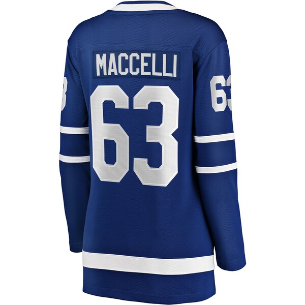 Matias Maccelli Toronto Maple Leafs Women's Home Breakaway Jersey - Blue - Image 3
