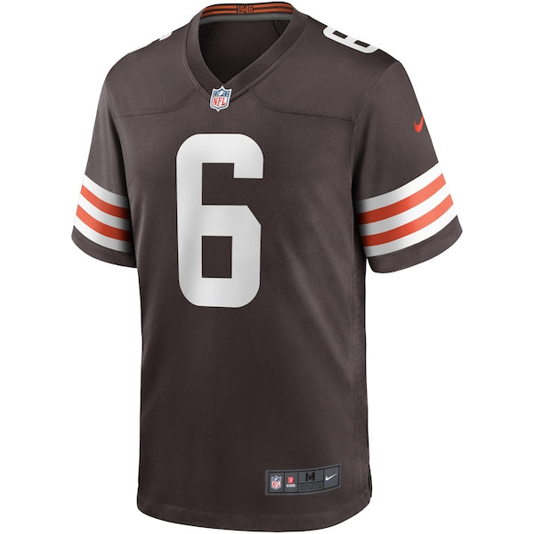 Baker Mayfield Cleveland Browns Nike Game Player Jersey - Brown/White - Image 3