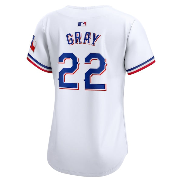 Jon Gray Texas Rangers Nike Women's Home Limited Player Jersey - White - Image 3