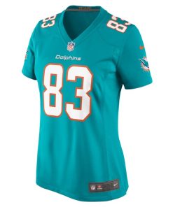 Alternative view of Malik Washington Miami Dolphins Nike Women's  Game Jersey -  Aqua