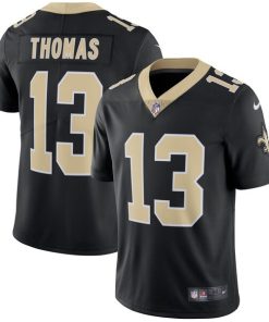Alternative view of Michael Thomas New Orleans Saints Nike Vapor Untouchable Limited Player Jersey - Black/White