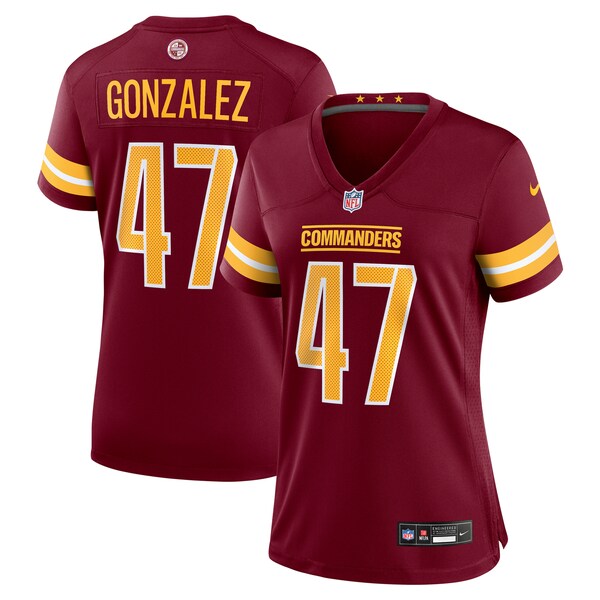 Zane Gonzalez Washington Commanders Nike Women's Game Jersey - Burgundy - Image 10