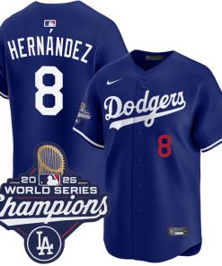 Enrique Hern¨¢ndez Los Angeles Dodgers Nike 2025 World Series Champions Limited Jersey - Royal