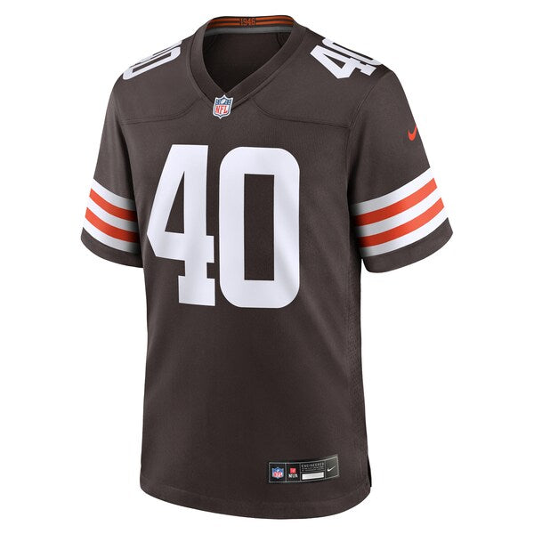 Nathaniel Watson Cleveland Browns Nike Team Game Jersey - Brown - Image 2