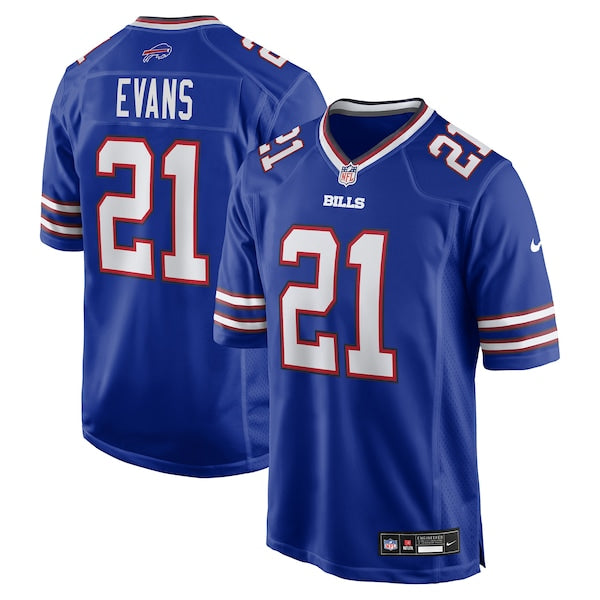 Darrynton Evans Buffalo Bills Nike Team Game Jersey - Royal