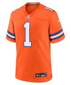 Alternative view of Jason Elam Denver Broncos Nike Mile High Collection 1977 Throwback Retired Player Game Jersey - Orange