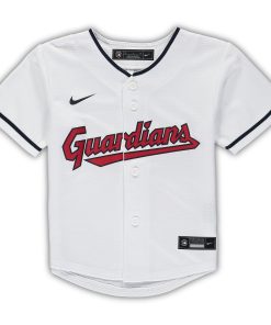 Alternative view of Cleveland Guardians Nike Toddler Replica Team Jersey - White