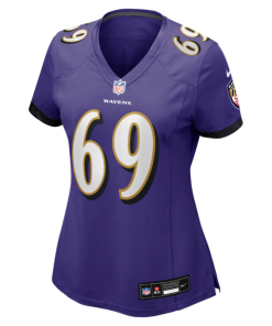 Alternative view of Josh Tupou Baltimore Ravens Nike Women's Team Game Jersey -  Purple