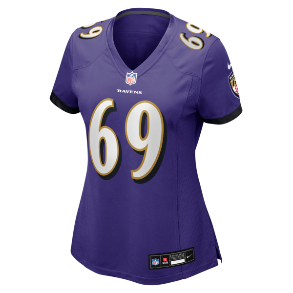 Josh Tupou Baltimore Ravens Nike Women's Team Game Jersey - Purple - Image 2