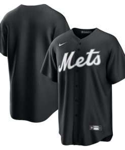 New York Mets Nike Official Replica Jersey - Black/White
