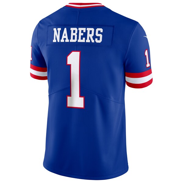 Malik Nabers New York Giants Nike Alternate 2 Legacy Vapor Untouchable Limited Jersey - Royal - Image 3