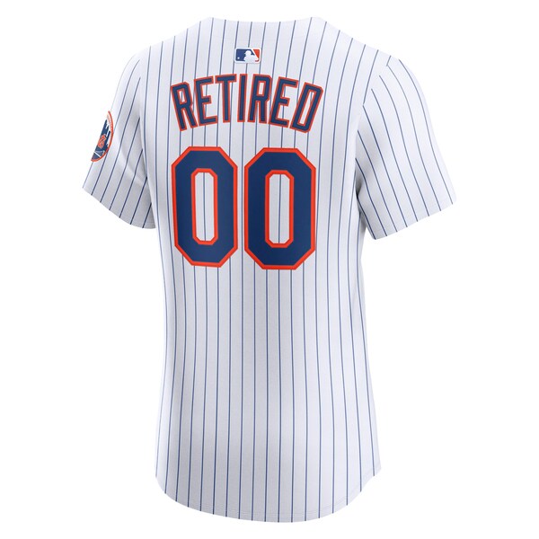New York Mets Nike Home Elite Pick-A-Player Retired Roster Jersey - White - Image 3