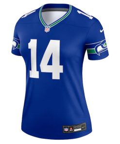 Alternative view of DK Metcalf Seattle Seahawks Nike Women's Alternate Legend Jersey - Royal