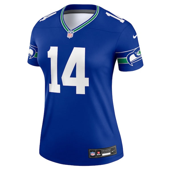 DK Metcalf Seattle Seahawks Nike Women's Alternate Legend Jersey - Royal - Image 2