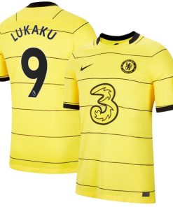 Romelu Lukaku Chelsea Nike 2021/22 Away Replica Player Jersey - Yellow