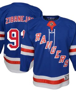Mika Zibanejad New York Rangers Youth Home Premier Player Jersey - Blue